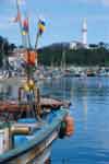 Le port de Daejin sur la Mer de l'Est (Mer du Japon)